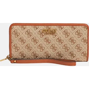 Peněženka Béžová peněženka Guess Aviana - Barva Béžová, Materiál Textil 55692 swjb8414460