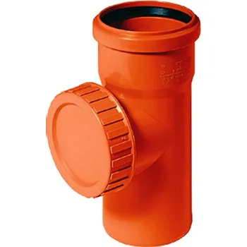 Kanalizační potrubí Osma KGRE-kanalizační čistící tvarovka 110 - kruhový uzávěr, 220640