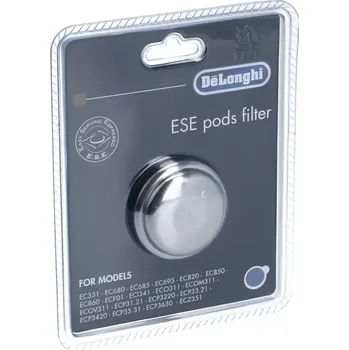 Příprava kávy Delonghi sítko páky ESE pody
