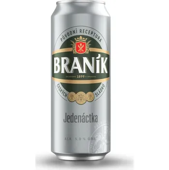 Pivo Braník Jedenáctka světlý ležák multipack 6x0,5l