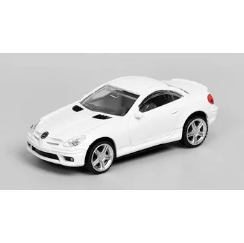 autíčko Mercedes-Benz SLK55 AMG bílá 1:43 - Rastar Mercedes SLK 55 AMG - kovový model auta