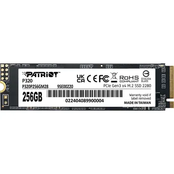 Ukládání dat PATRIOT P320/256GB/SSD/M.2 NVMe/5R