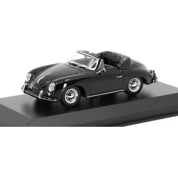 autíčko Minichamps Porsche 356 A Cabriolet 1956 černá 1:43 - MAXICHAMPS Porsche 356A Cabrio 1956 - kovový model auta