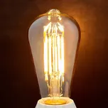 Lindby E27 LED venkovská lampa 6W 500lm jantarová 1 800K sada 3 kusů