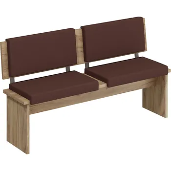 Jídelní židle Velká lavice GURLAN, craft zlatý/hnědá ekokůže, 5 let záruka + vyzvednutí ZDARMA