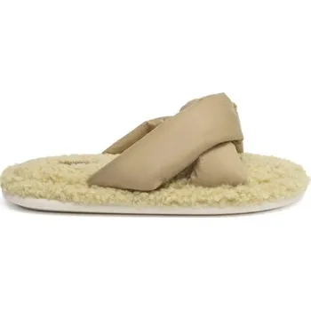 Dámské pantofle Dámské pantofle Oldcom BUBBLE 40/41 Světle zelená, Hnědá