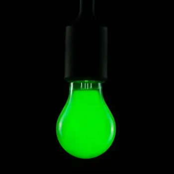 Lampička Segula Žárovka LED, zelená, E27, 2 W, stmívatelná