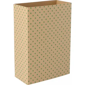 Jednorázové nádobí Reklamní CreaSleeve Kraft 389 papírový kraftový rukáv na zakázku, přírodní