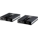 Premiumcord HDMI extender s USB na 60m přes jeden kabel Cat5, khext60-4