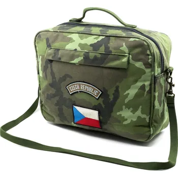 turistický batoh ArmyČastolovice.cz Taška na doklady s popruhem mosazná karabinka vz.95 les použitá