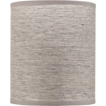 Lampička Duolla Stínidlo na lampu Roller, šedé, Ø 13 cm, výška 15 cm šedý