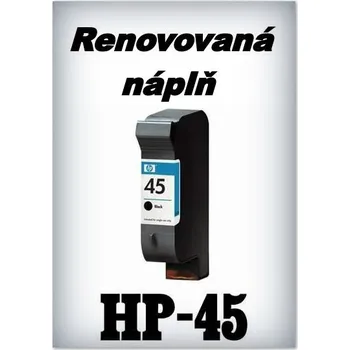 Náplně do tiskáren HP-45 - black - MEGA SADA 10 náplní
