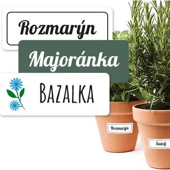 Speciální papír Samolepky na kořenky (27 ks), obdélníkové