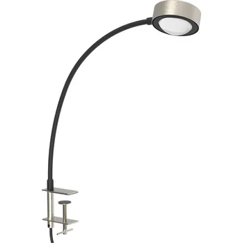 Lampička LIGHTME Powerlens Flex stolní lampa, šroub, titanová barva titanová barva, černá 1 x 4,8 W LED - Doprava zdarma