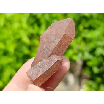 Přírodní kámen Přírodní krystal křišťál tangerine Brazílie 21g