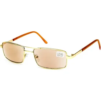 Brýle na čtení Samozabarvovací dioptrické brýle Veeton 6004 GOLD SKLO +3,00