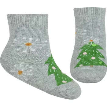 WOLA Vánoční ponožky w14.155-vz.859 Barva: Q35, Velikost: 12-14(8-9)