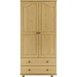 Skříň dvoudveřová HATCHET, masiv borovice, moření: … + vyzvednutí ZDARMA