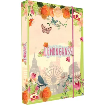 desky na sešit Školní box na sešity jumbo A4 Karton P+P - Lemongrass