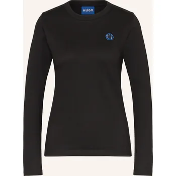 Hugo Dámské Tričko S Dlouhým Rukávem Daliria, černá, 34
