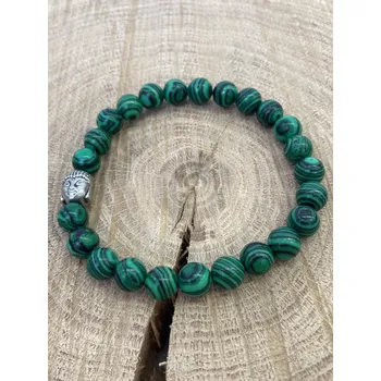 Náramek Himalife Energetický náramek Malachit s Buddhou
