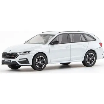 Hračka Škoda Octavia IV Combi RS 2020 Bílá Moon Metalíza 1:43 Škoda Octavia IV Combi RS 2020 - kovový model