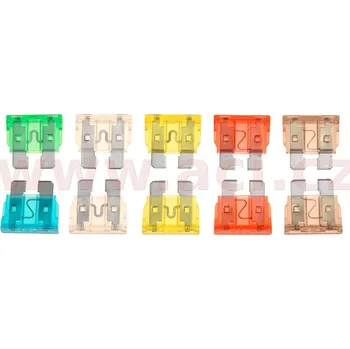 Autopojistky sada plochých pojistek Elta (sada 10 ks)