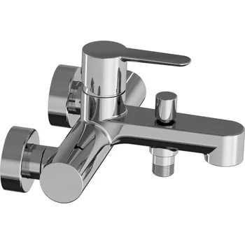 Vodovodní baterie Vanová nástěnná baterie Ravak Puri PU 022.01CR s přepínačem, bez sprchového setu, chrom