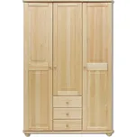 Skříň třídveřová GENYEN, masiv borovice, moření: … +možnost VÝNOSU + vyzvednutí ZDARMA