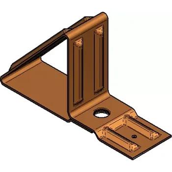 Protisněhový hák plochý krátký SGN100 RAL 7016 (antracitová)