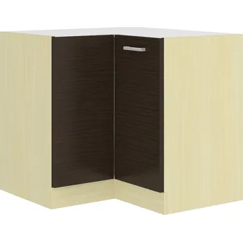 Kuchyňská linka NORFOLK, skříňka dolní rohová 89/89 cm DN 1F BB, dub ferrara/ legno tmavé + vyzvednutí ZDARMA