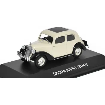 autíčko DeAgostini Škoda Rapid 901 Sedan 1:43 - Kaleidoskop slavných vozů časopis s modelem #43 Škoda Rapid 901 Sedan 1935 - DeAgostini - kovový model auta