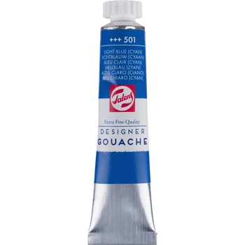 Speciální výtvarná barva TALENS Kvašová barva Gouache Extra Fine - 501 Light Blue Cyan Objem: 20 ml