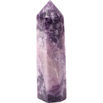 Drahý kámen Magieprirody.cz Obelisk Lepidolit špice 88 g - 8,8 cm #C388