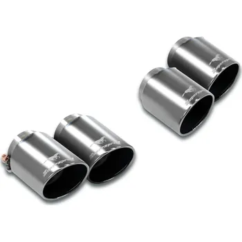 Koncovka výfuku Sada koncovek výfuku "Gun Metal Grey" – zaoblená hrana, pravá ∅100 mm – levá ∅100 mm Supersprint 525276