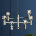 Markslöjd Závěsné světlo Capital, mosaz, 6 zdrojů 6 x 60 W - Doprava zdarma