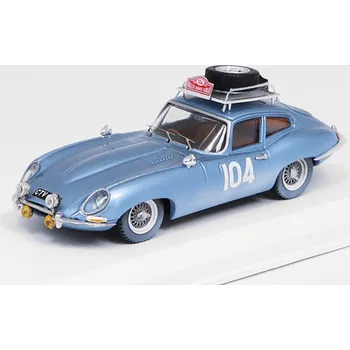 autíčko Jaguar E-type Coupe #104 Rallye Monte-Carlo 1965 1:43 - Best Model Jaguar E type Coupe No.104 Rallye Monte Carlo 1965 Pinder / Polland - kovový model auta