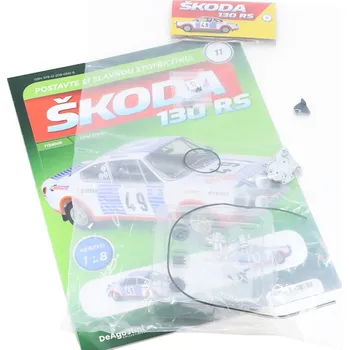 autíčko DeAgostini Škoda 130 RS 1:8 - časopis #11 se stavebnicí Škoda 130 RS 1:8 - časopis #11 se stavebnicí