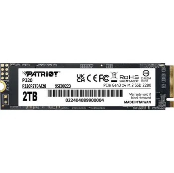 Pevný disk PATRIOT P320/2TB/SSD/M.2 NVMe/5R