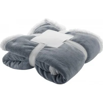 Pikniková deka Reklamní Sammia fleecová deka z korálu, tmavě šedá