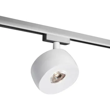 Lampička Molto Luce LED track spot Vibo Volare 927 bílá/chrom 35° - Výška hlavy 5 cm; délka adaptéru 7,1 cm matná bílá, chromový adaptér 1 x 8 W LED - Doprava zdarma