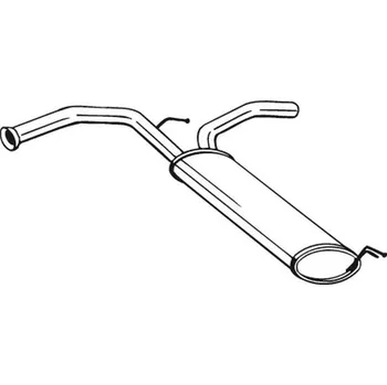 Tlumič výfuku Zadní tlumič výfuku BOSAL 135-723