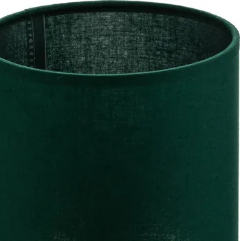 Lampička Duolla Stínidlo na lampu Roller, zelené, Ø 15 cm, výška 15 cm tmavě zelená