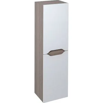 Nábytek WAVE skříňka vysoká 35x140x30cm, levá/pravá, bílá/mali wenge