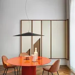 Luceplan Koinè LED závěsné světlo 927 Ø110cm černá - baldachýn - Ø 21 cm, výška 5 cm 1 x 26 W LED - Doprava zdarma