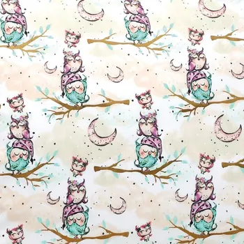 Bellatex Látka - Bavlna Béžová,Zelená,Fialová