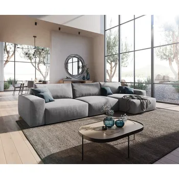 Pohovka DELIFE Lanzo XL šedá