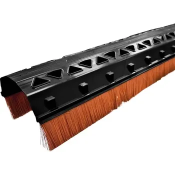 Hřebenový větrací pás s kartáčem RAL 8012 (kaštan) 62 mm