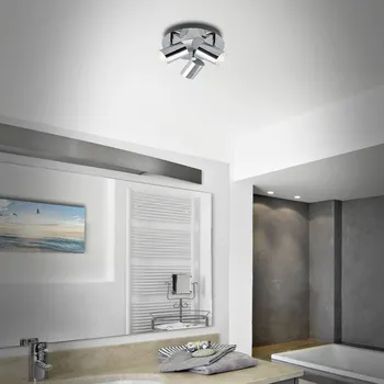 Lampička Briloner Stropní svítidlo Banyo Splash, IP44, 3 zdroje chrom 3 x 5 W LED - Doprava zdarma