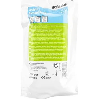 Hygienický ubrousek ECOLAB Incidin ubrousky alkohol náhradní náplň 90ks